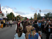 The cortège on its way to the tournament!