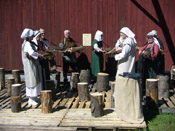 Duktiga musikanter som spelade folkmusik!