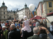 Birger Jarls torg invaderat av besökare!