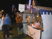 Steviks tent  in the darkness!