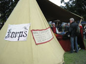 Korps tent!
