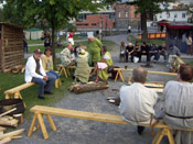 Civila medeltidare hade mycket trevligt på lördagskvällen!