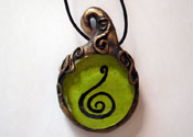 Green spiral 4 cm 200SEK