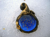 Blue with REAL Gold inside 2.5 cm 200 SEK