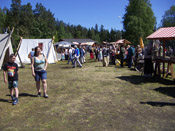 Vy över Norra berget med Stevik i bakgrunden